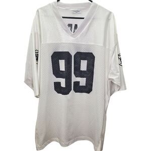 Vintage Retro Oakland Raiders NFL Team Sapp # 99 Size XL Men's